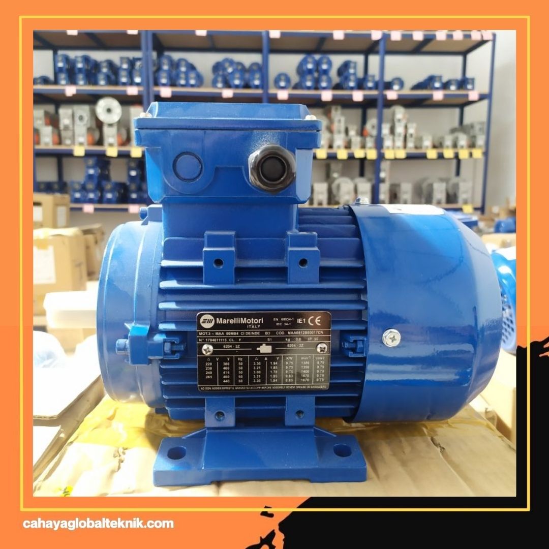 Name Plate Motor Listrik