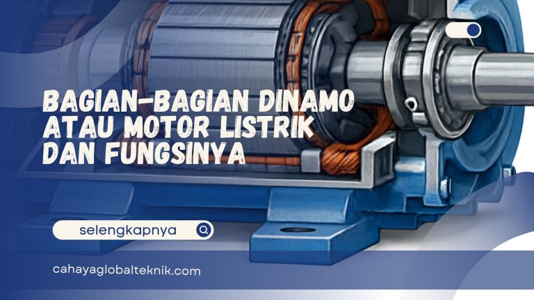 Bagian-Bagian Dinamo atau Motor Listrik dan Fungsinya