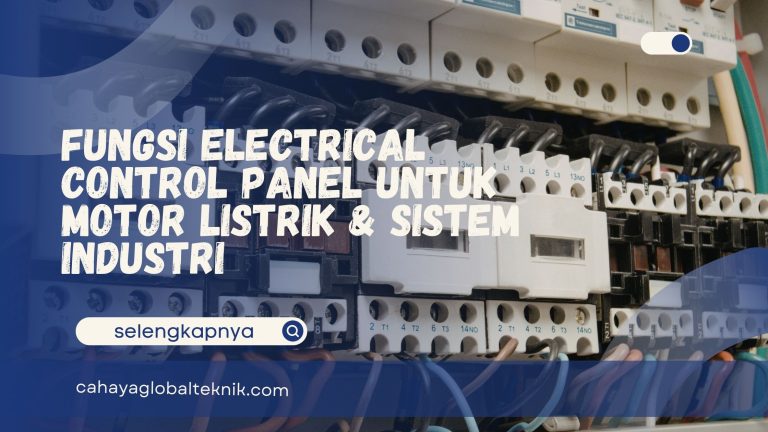 Fungsi Electrical Control Panel untuk Motor Listrik & Sistem Industri