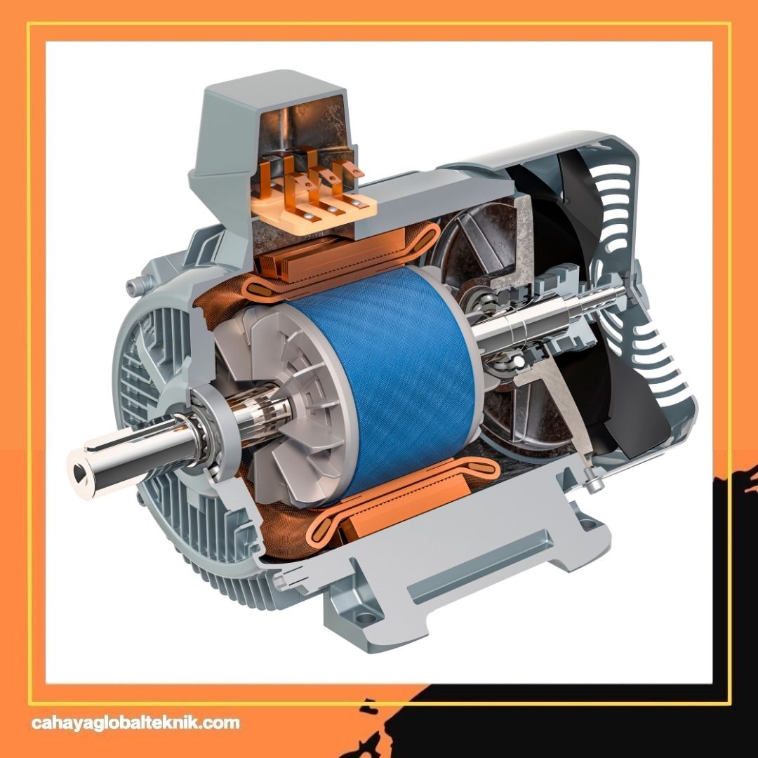 Bagian-Bagian Motor Listrik 3 Fasa